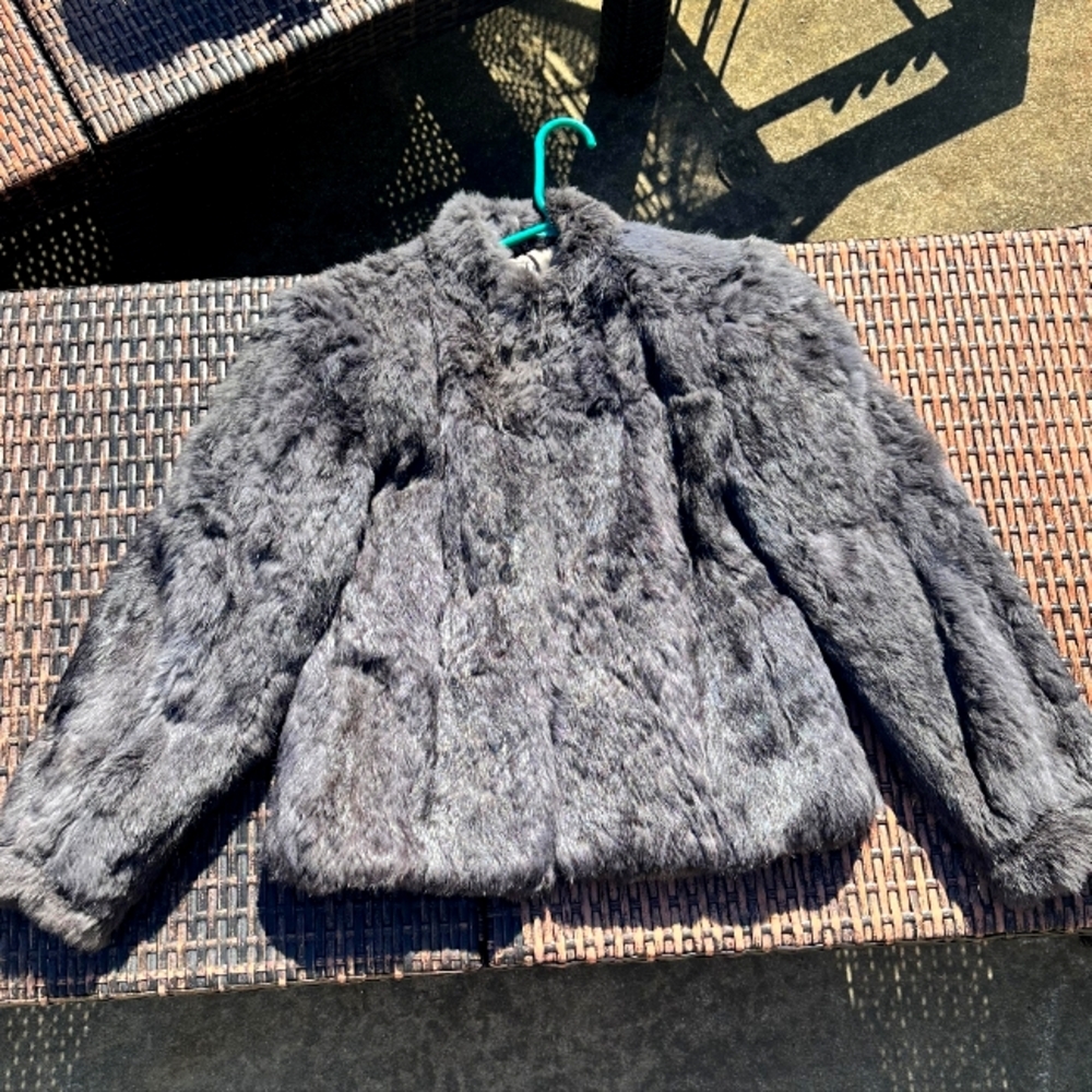 Made in Hong Rabbit Fur Coat
